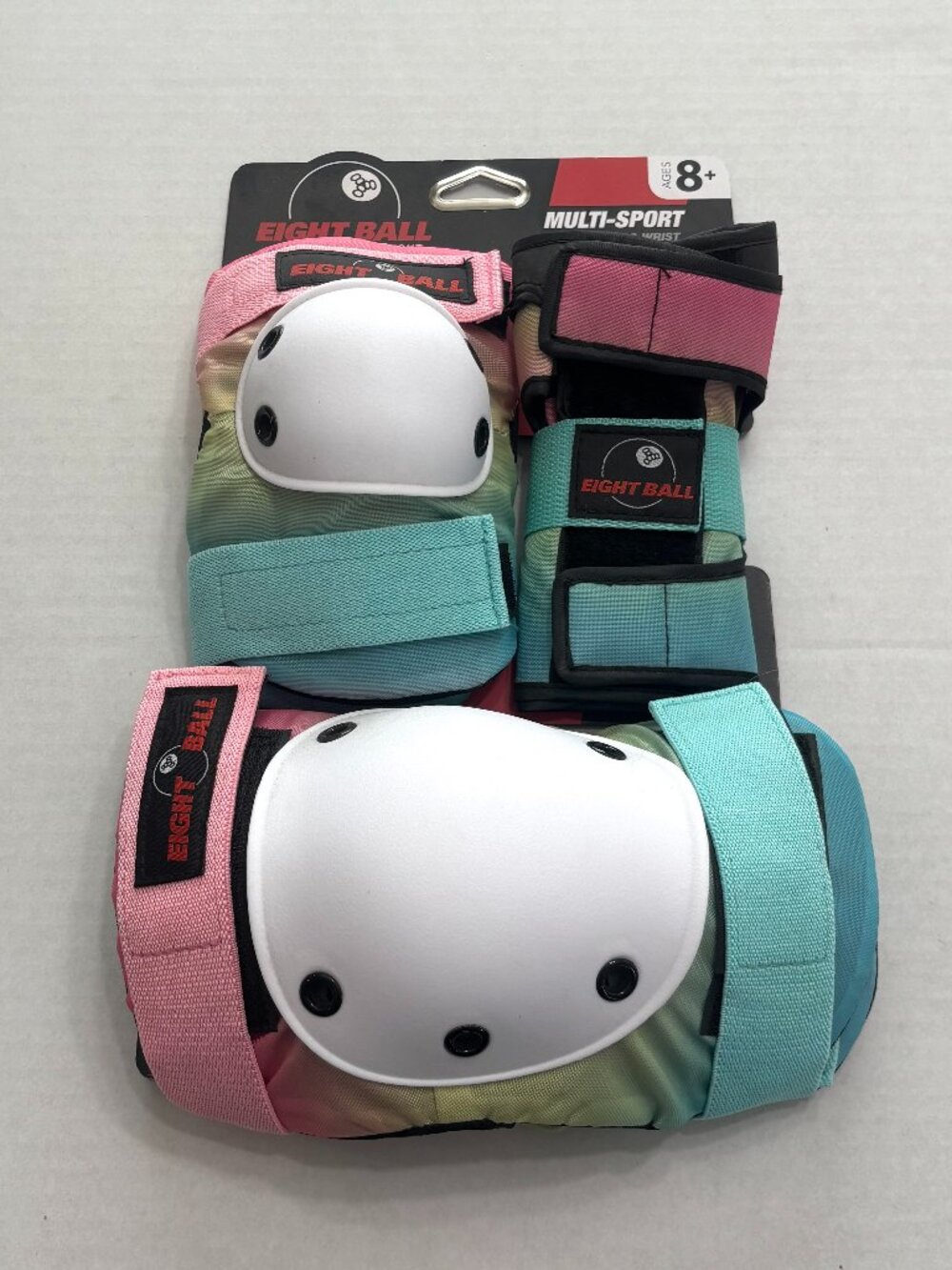 NWT Triple Eight Eight Ball Saver Multiple Sport Series 3-Pad Set - Shaved Ice